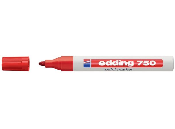 Merkepenn Edding 750B rød 